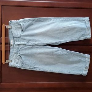 Levi's Pinstripe Capri Jeans